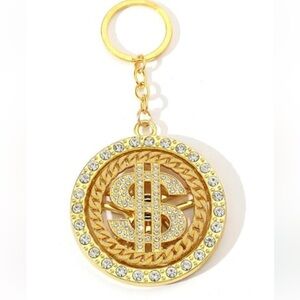 Rotatable Bag Charm Key Ring